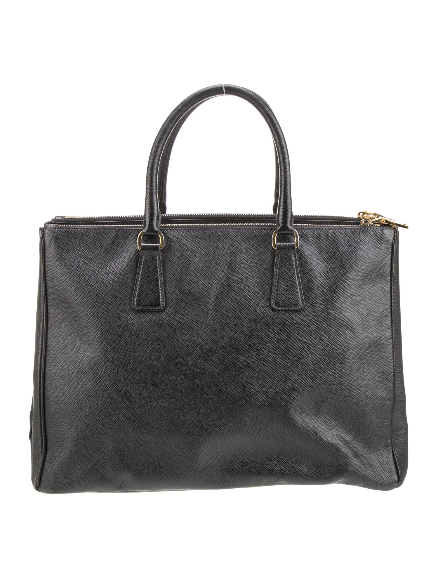 Prada Saffiano Leather Galleria Double Zip Large