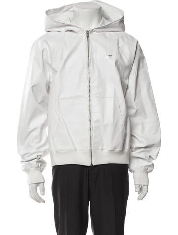 Prada Outerwear 2024 Goat Leather Moto Jacket Us46, It56 | XXL