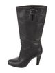 Prada Leather Slouch Boots
