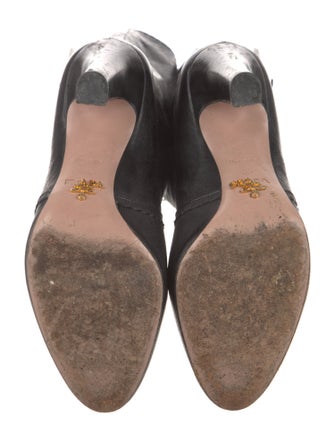 Prada Leather Slouch Boots