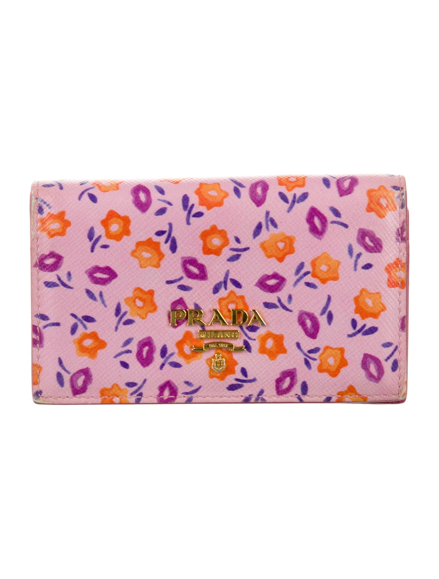 Prada Leather Trifold Wallet