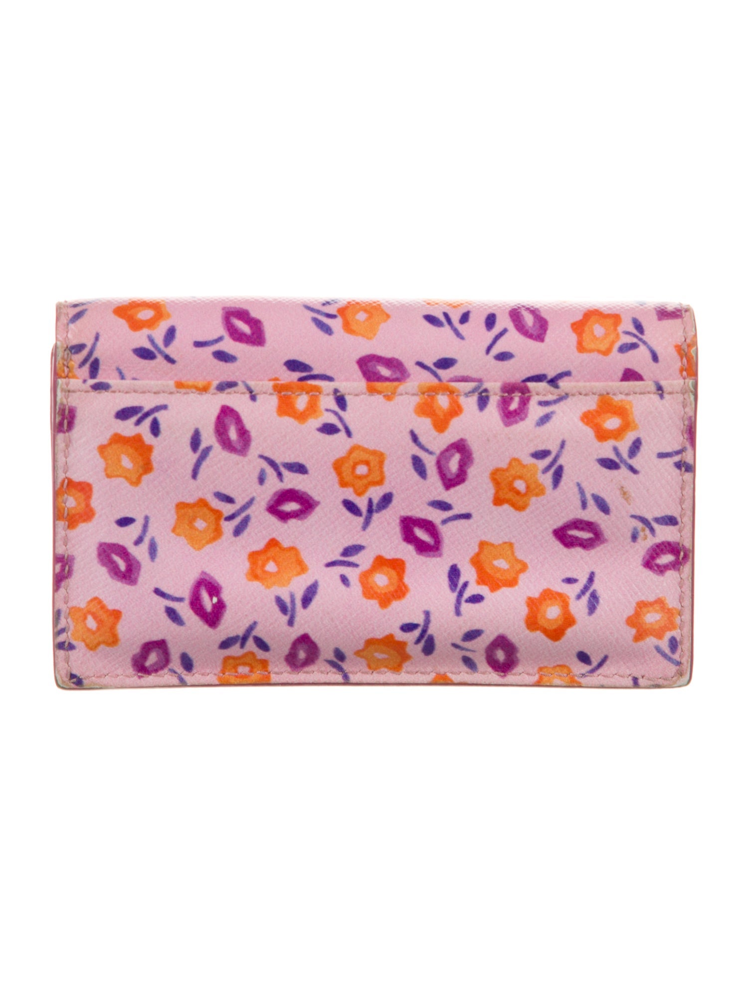 Prada Leather Trifold Wallet