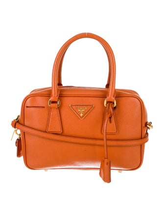 Prada Saffiano Leather Bauletto
