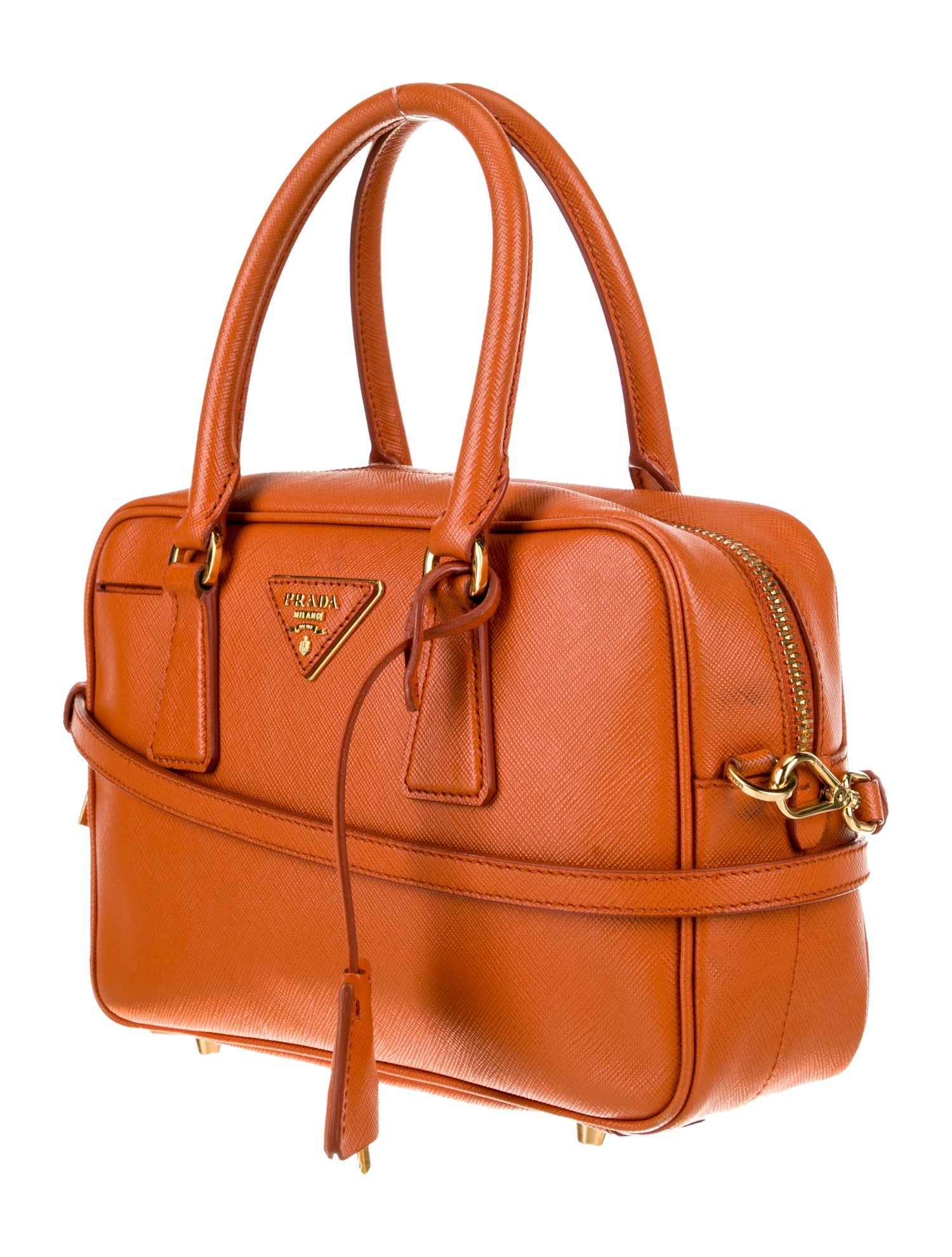 Prada Saffiano Leather Bauletto