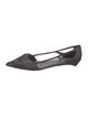 Prada Satin Pleated Accents D'Orsay Flats