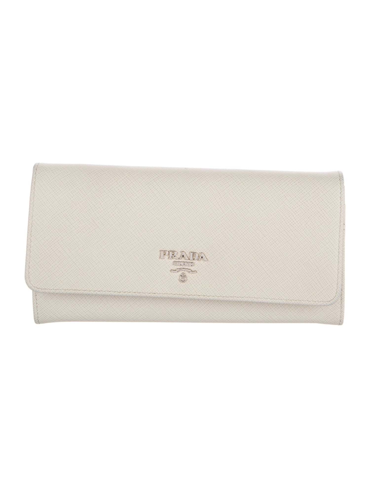 Prada Saffiano Lux Leather Continental Wallet