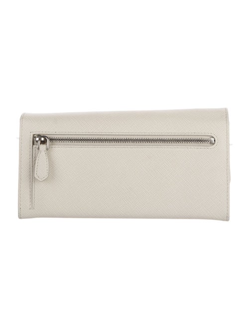 Prada Saffiano Lux Leather Continental Wallet