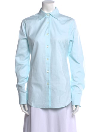 Prada 2024 Long Sleeve Button-Up Top