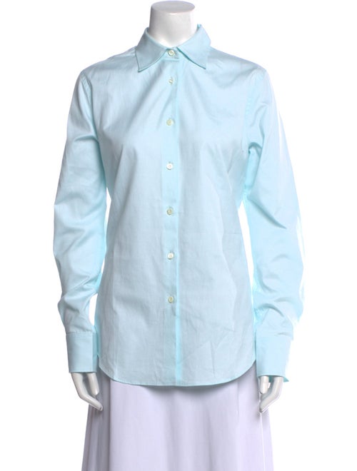 Prada 2024 Long Sleeve Button-Up Top