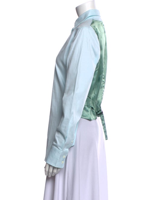 Prada 2024 Long Sleeve Button-Up Top