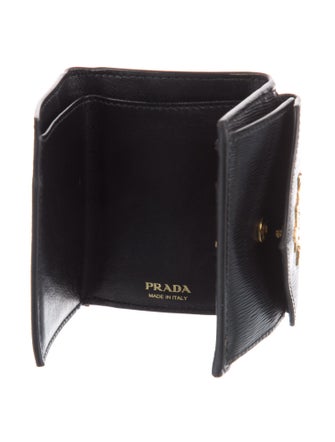 Prada Vitello Move Leather Card Holder