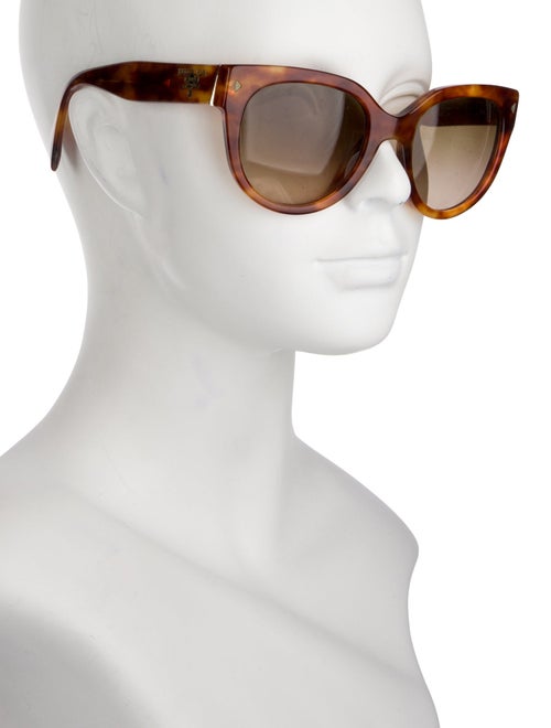 Prada Cat-Eye Tinted Sunglasses