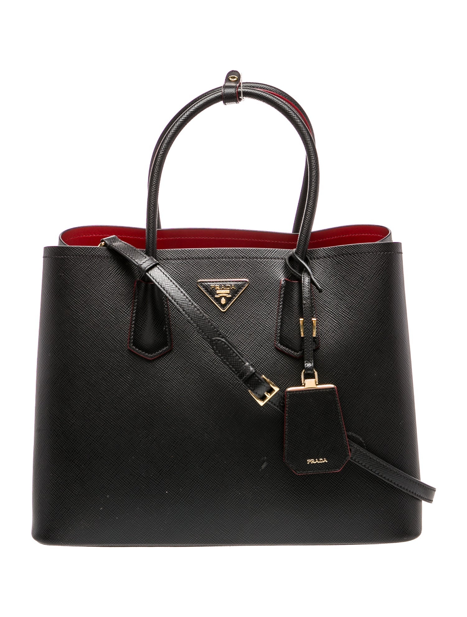 Prada Signature Double Bag Medium