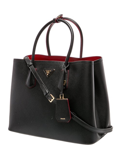 Prada Signature Double Bag Medium