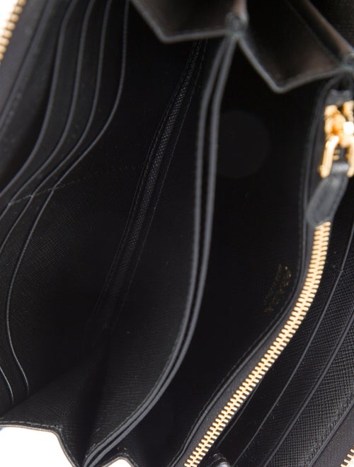 Prada Saffiano Lux Leather Continental Wallet