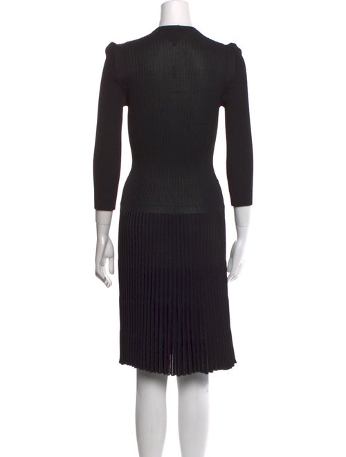 Prada Crew Neck Midi Length Dress