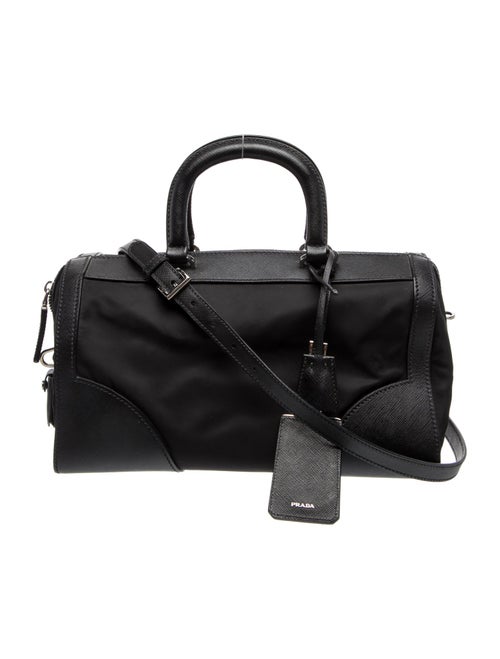 Prada Enameled Metal Triangle Sound