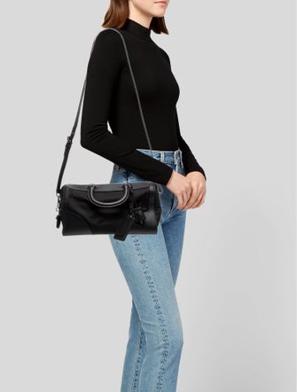 Prada Enameled Metal Triangle Sound