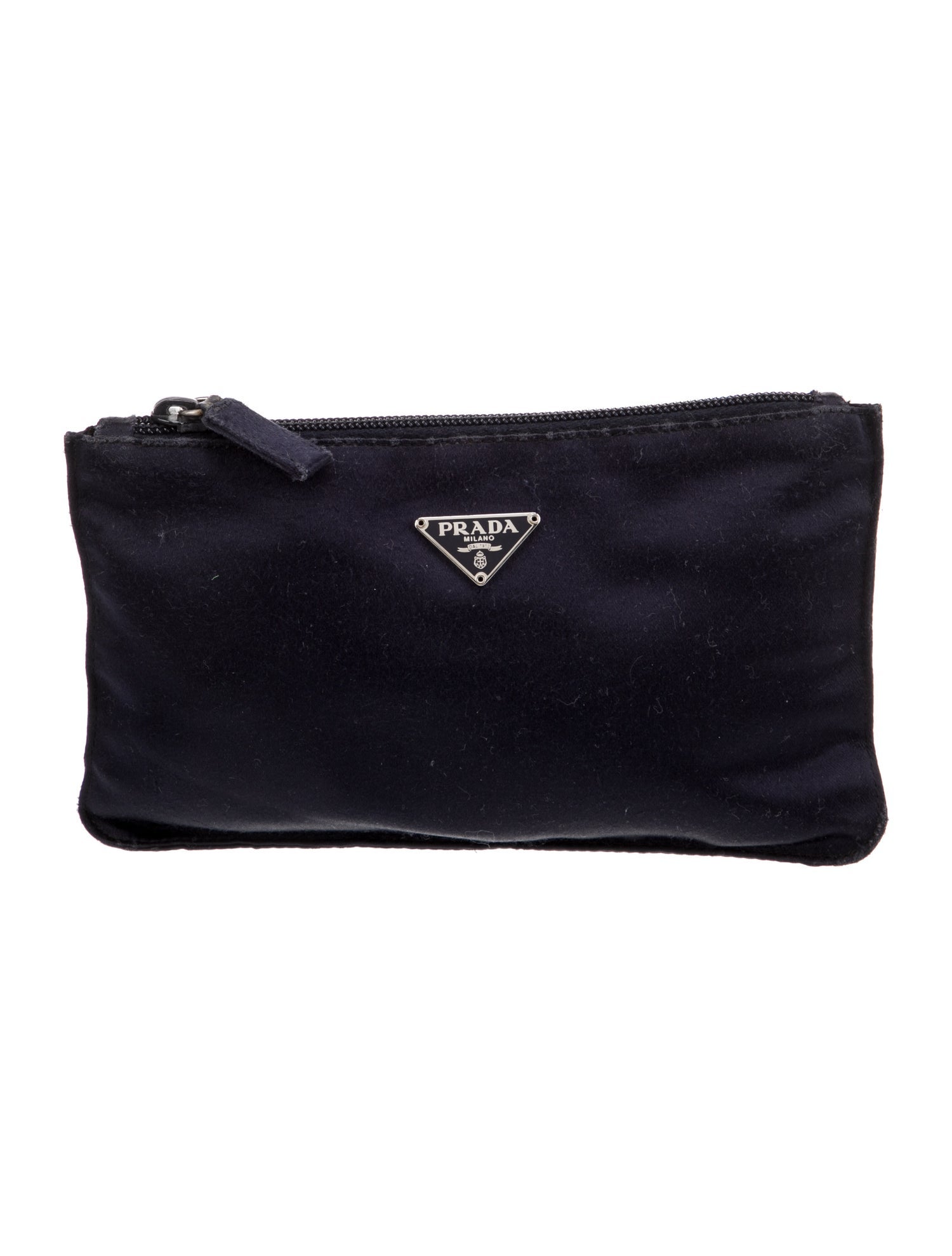 Prada Enameled Metal Triangle