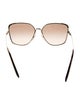 Prada Square Gradient Sunglasses