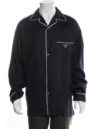 Prada 2022 Linen Pajama Top
