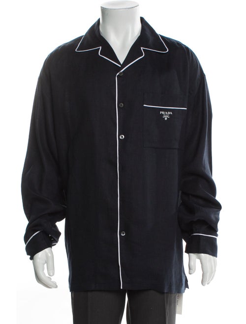 Prada 2022 Linen Pajama Top