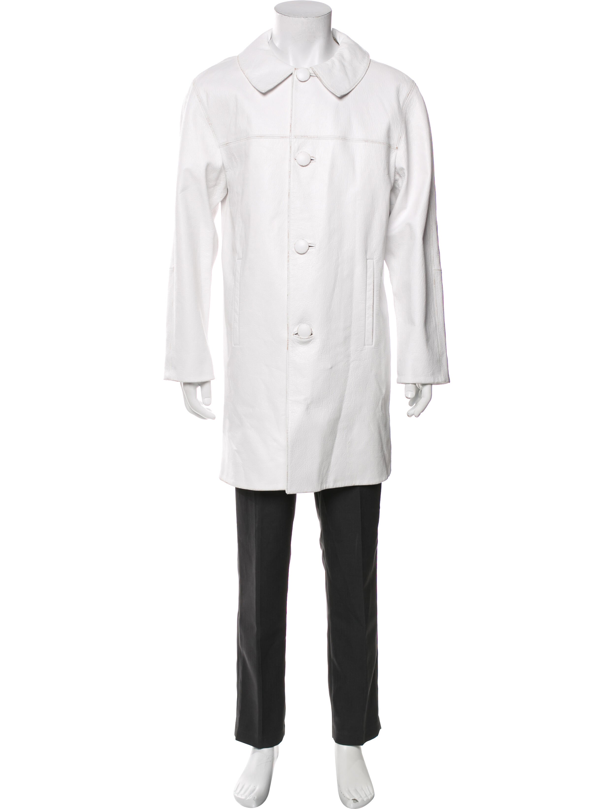 Prada 2025 Enameled Metal Triangle Trench Coat