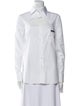Prada 2019 Long Sleeve Button-Up Top
