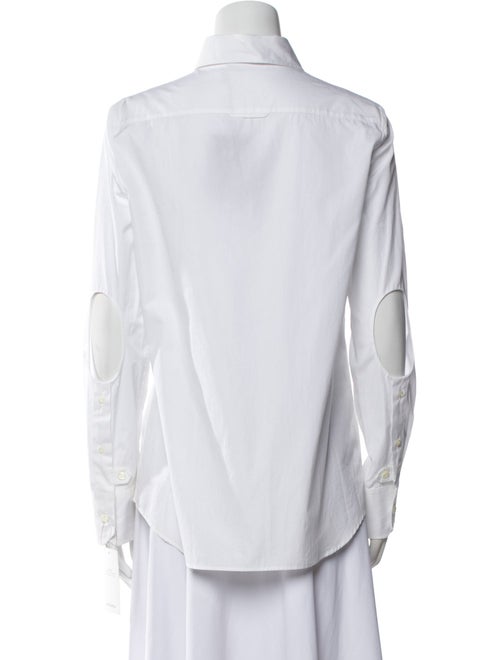 Prada 2019 Long Sleeve Button-Up Top