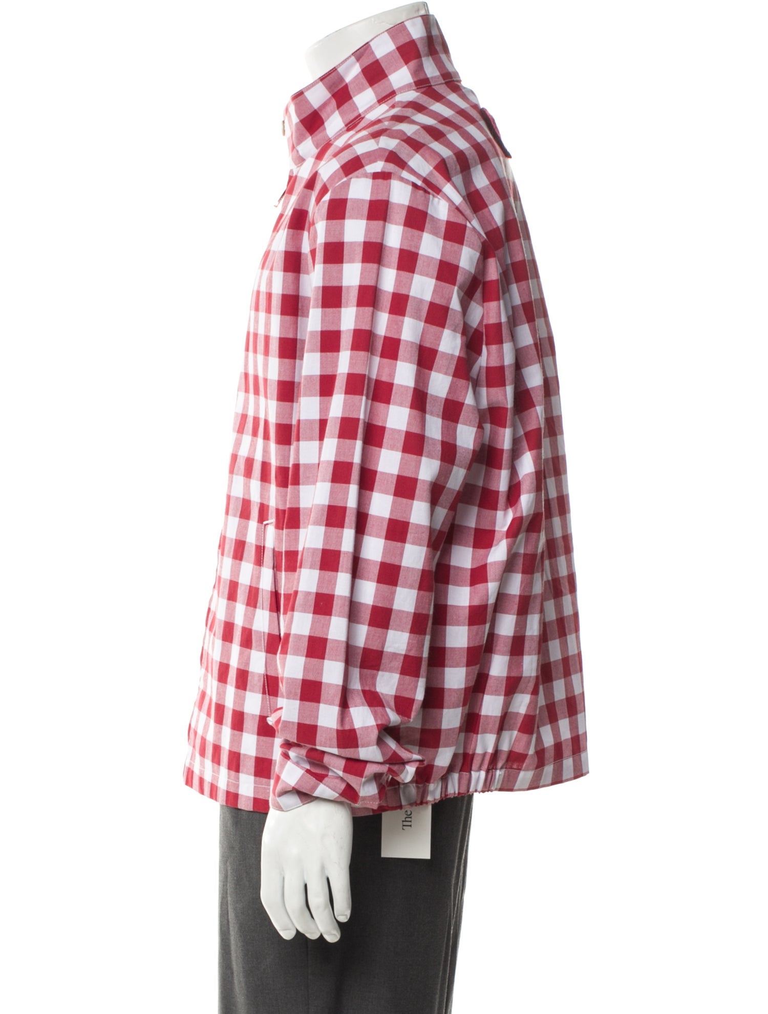 Prada 2023 Plaid Print Windbreaker