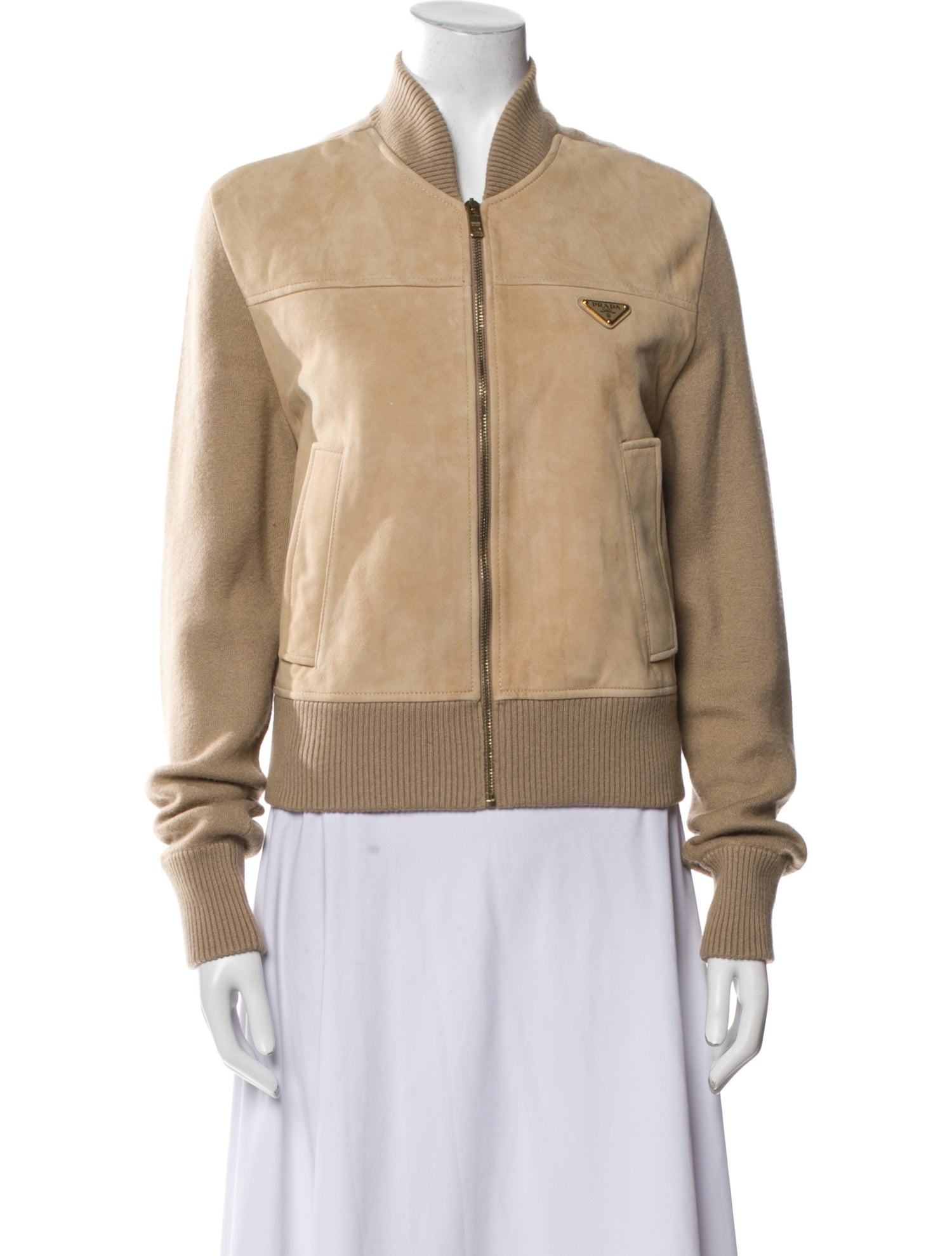 Prada 2021 Cashmere Bomber Jacket