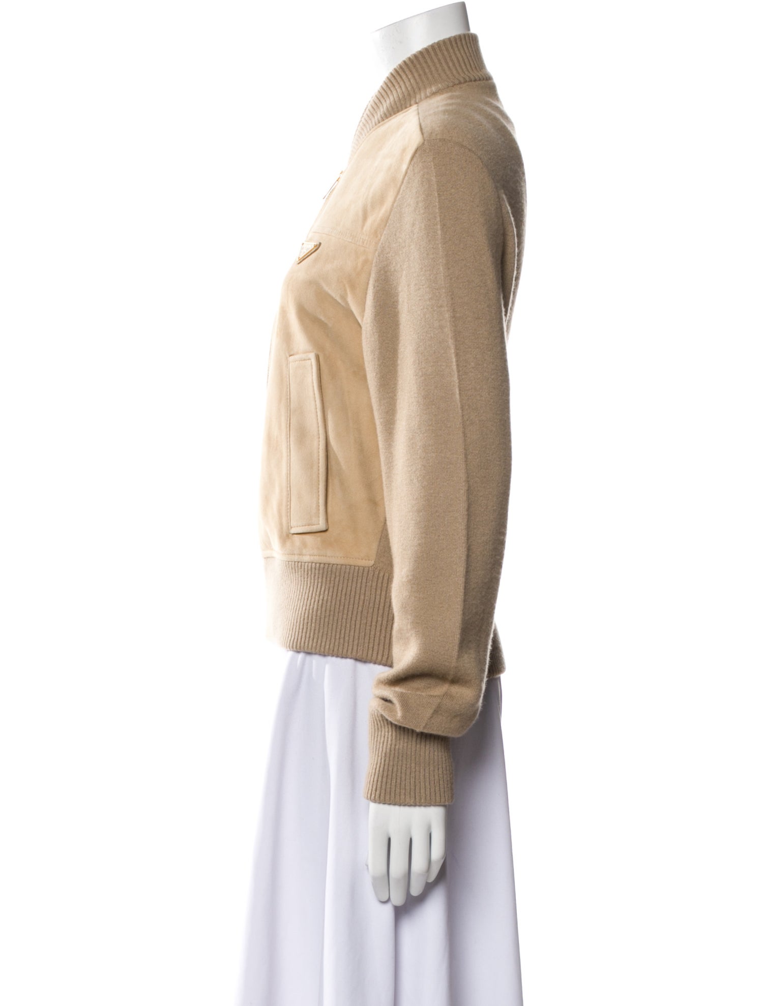 Prada 2021 Cashmere Bomber Jacket