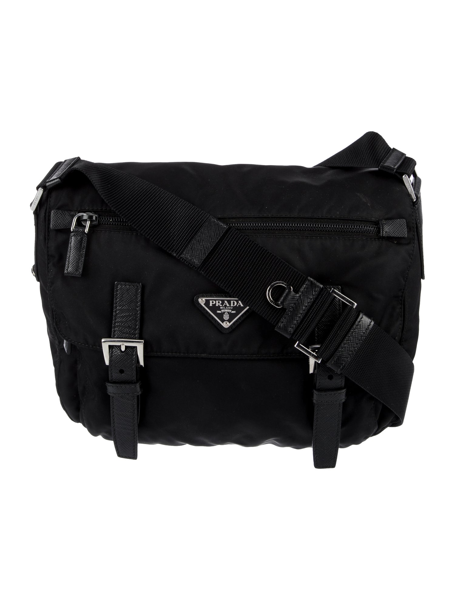 Prada Tessuto Nylon Messenger Bag