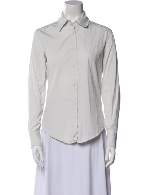 Prada Long Sleeve Button-Up Top