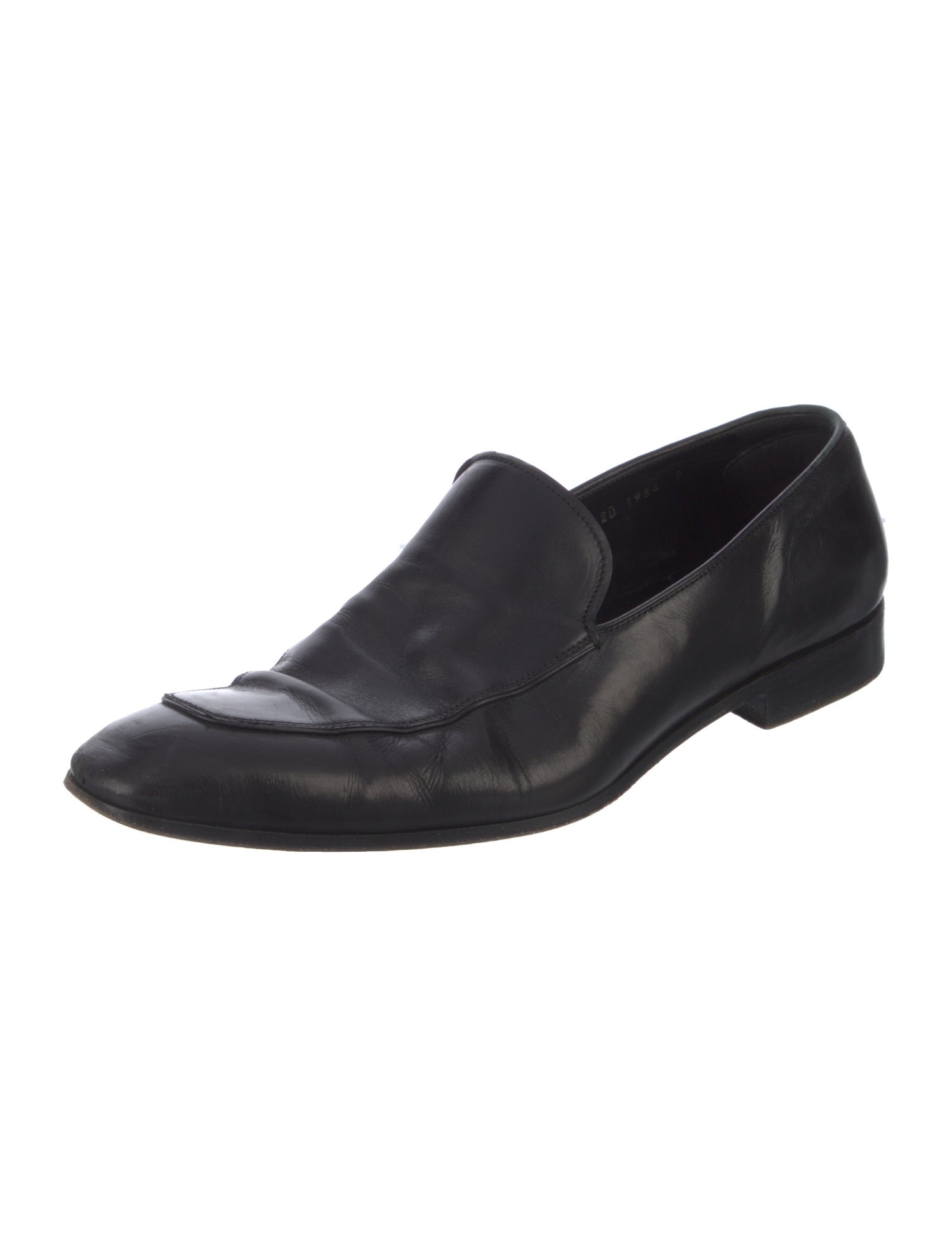 Prada Leather Dress Loafers