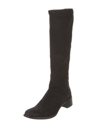 Prada Suede Riding Boots