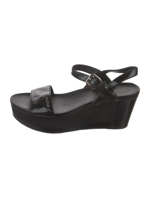 Prada Patent Leather Slingback Sandals