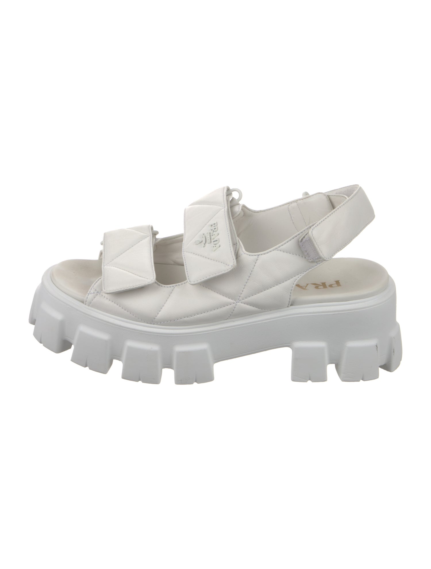 Prada Leather Slingback Sandals