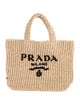 Prada Enameled Metal Triangle Top Handle Bag