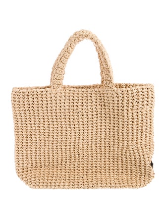 Prada Enameled Metal Triangle Top Handle Bag