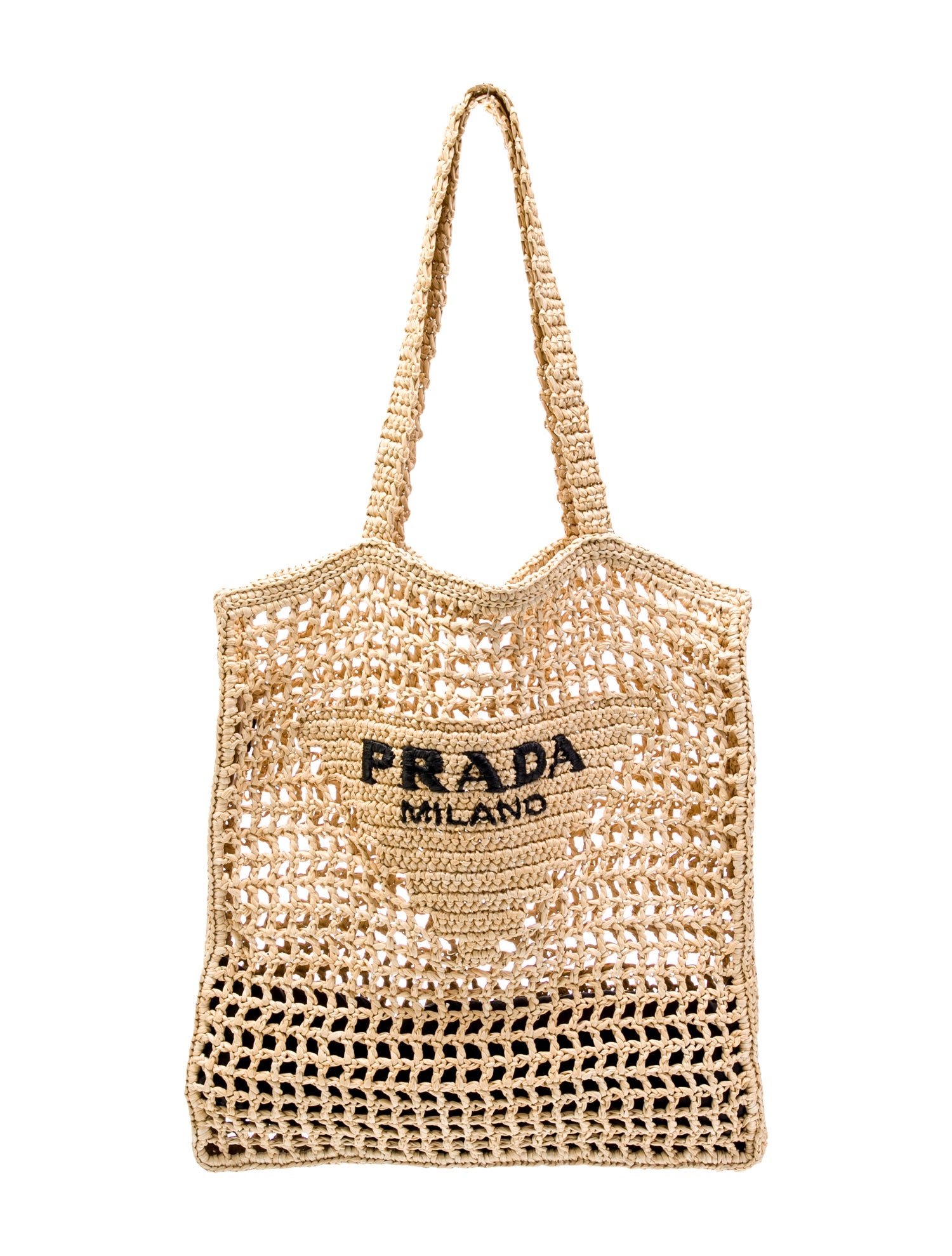 Prada Raffia Grass Tote