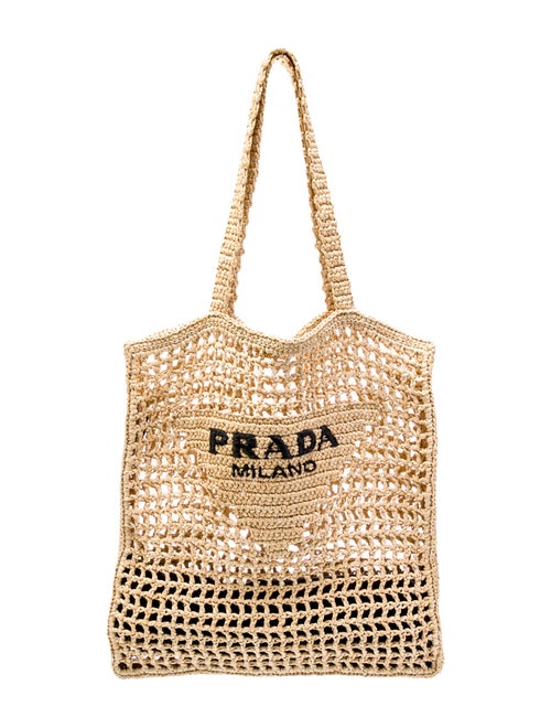 Prada Raffia Grass Tote
