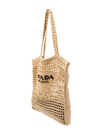 Prada Raffia Grass Tote