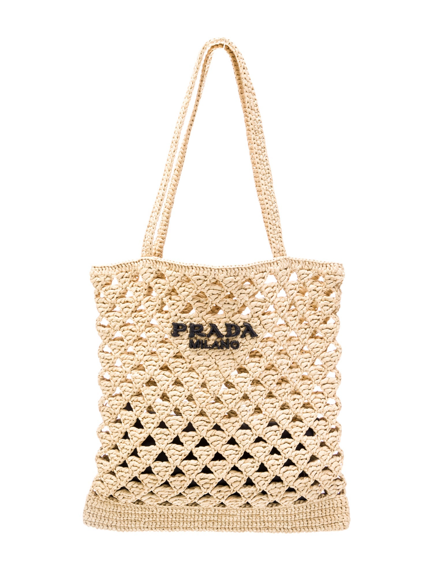 Prada Raffia Grass Tote