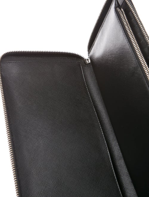 Prada Saffiano Leather Travel Wallet