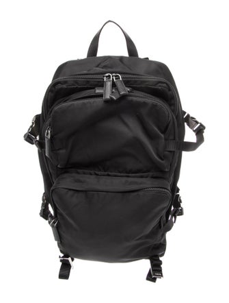 Prada Enameled Metal Triangle Montagna