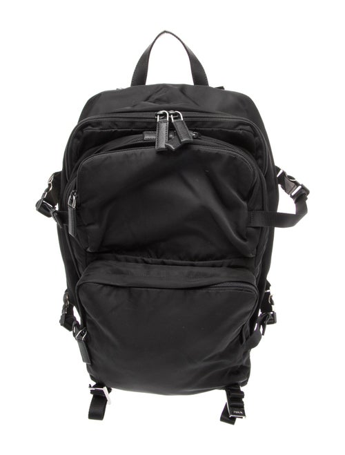 Prada Enameled Metal Triangle Montagna