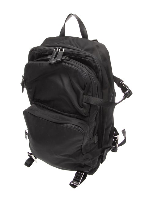 Prada Enameled Metal Triangle Montagna