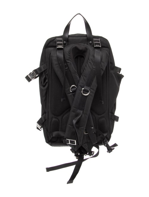 Prada Enameled Metal Triangle Montagna