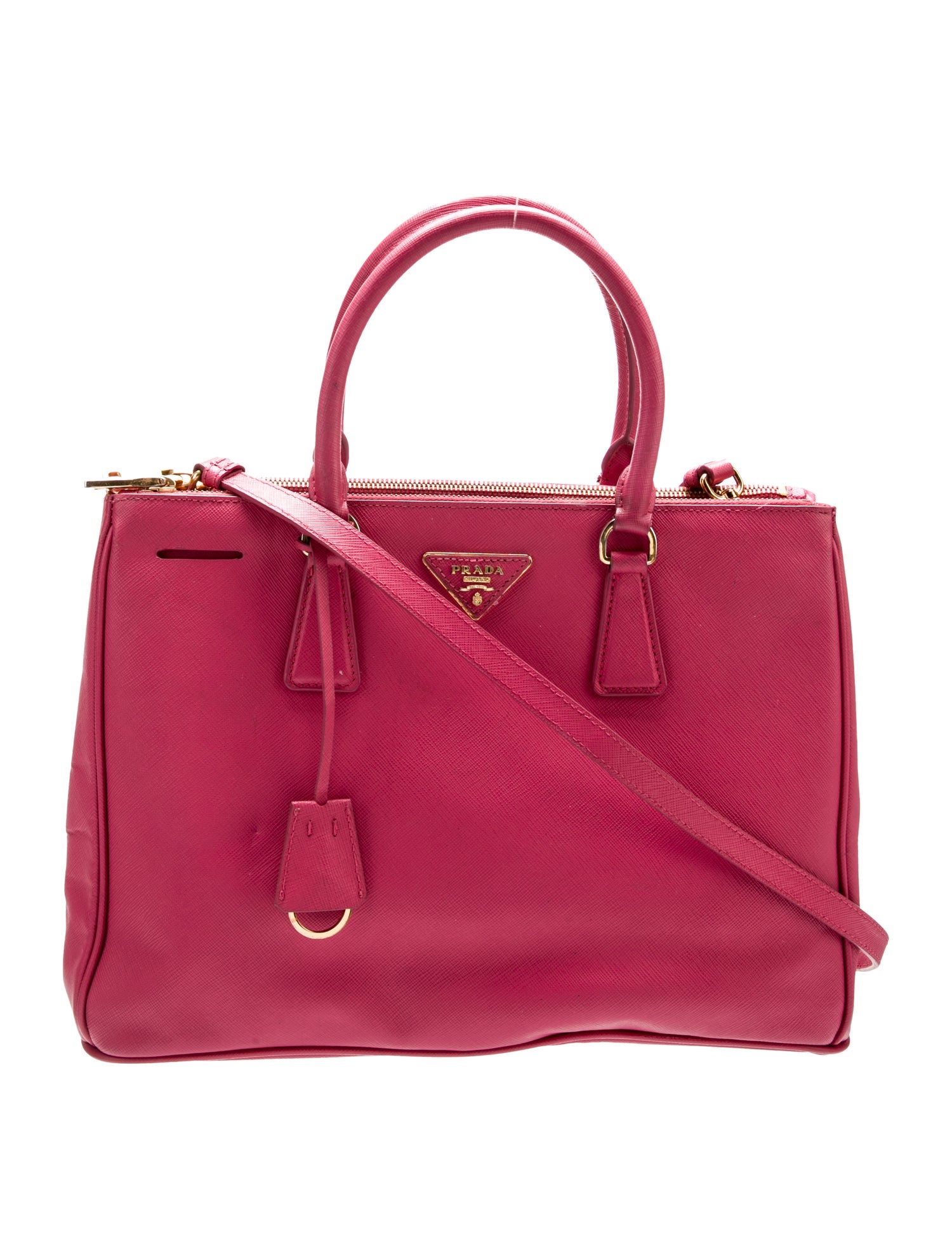 Prada Saffiano Leather Galleria Double Zip Large